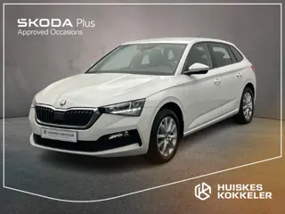Skoda Scala Ambition 1.0 TSI 110pk Cruise control, App connect, LED koplampen, Airco, DAB, Radio, Bl
