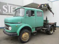 Mercedes-Benz 710 , 4x4 , Crane Hiab 5501 (bj 1967)