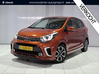 Kia Picanto 1.2 CVVT GT-Line AUTOMAAT, Stoel en Stuur verwarming, Apple Carplay/Android Auto, Naviga