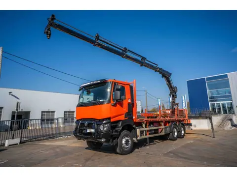 Renault K380 DXI -6x4+HIAB 21 T/m+4 EXT (bj 2014)