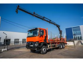 Renault K380 DXI -6x4+HIAB 21 T/m+4 EXT (bj 2014)