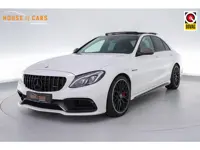 Mercedes-Benz C-klasse C63S AMG 510pk |carbon exterieur|pano|schaalstoelen|Burmester|memory|HUD|came