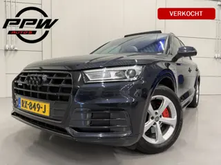 Audi Q5 2.0 TFSI quattro Sport PANO/TREKHAAK/LUCHTVERING/HEAD-UP/VOL-LEER/KEYLESS/CAMERA/STOEL+STUUR