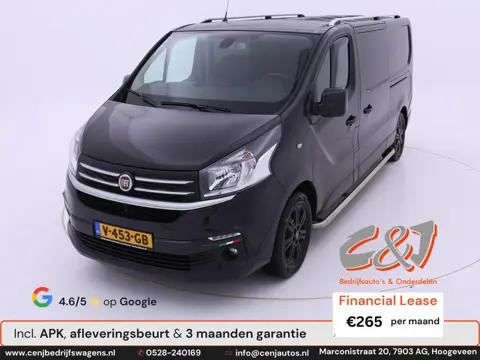 Fiat Talento 1.6 MJ L2H1 DC SX Limited Edition 09/100 lease €265 p/mnd 72 mnd