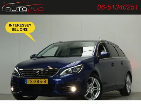 Peugeot 308 SW 1.2 PureTech Blue Lease Premium 130 PK! AUTOMAAT! LEER CAMERA PANO CLIMA PDC CRUISE T
