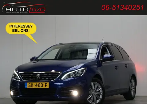 Peugeot 308 SW 1.2 PureTech Blue Lease Premium AUTOMAAT! 130 PK! PANO CLIMA H. LEER CAMERA TREKHAAK 