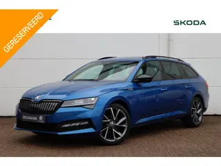 Skoda Superb Combi 1.4 TSI iV Sportline Business 218pk DSG6 | Panoramadak | DCC | Trekhaak wegklapba