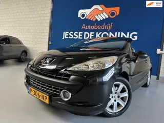 Peugeot 207 CC 1.6 VTi / bj.2008 / kleur: zwart / airco / trekhaak / sportvelgen / boekjes /NAP 1451