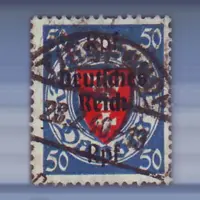 Danzig opdruk Deutsches Reich (1939)