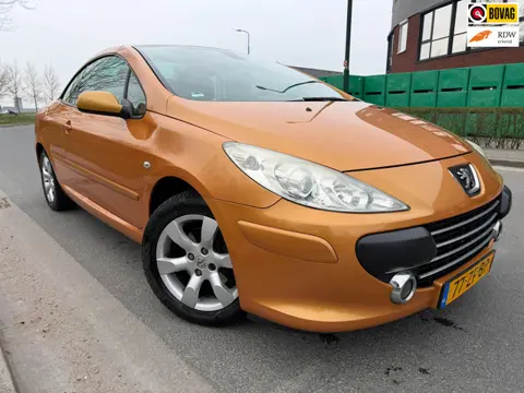Peugeot 307 CC 1.6-16V BJ 2005 Cabrio/ECC/Cruise/Leer/Stoel verwarming, Zeer Netjes !!