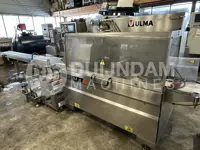 Ulma Sienna flowpackmachine met TRX45x150 krimptunnel