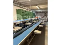 Visar RVS paklijn met Netagco kantelaar en 16 weegstations