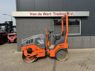 Hamm HD 8 VV Trilwals / Road Roller / Tandemwalze 2015 Kubota Diesel