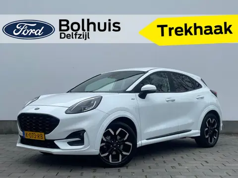 Ford Puma EcoBoost Hybrid 155 pk ST-Line X | Trekhaak | LED | Navi | B&O | Half leer | Clima | Cruis