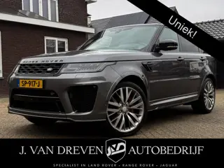 Land Rover Range Rover Sport 5.0 V8 SC SVR 576 PK ! Facelift ! Carbon ! Pano, Cruis, Airco, Stoelver