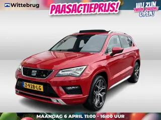SEAT Ateca 1.5 TSI FR 4DRIVE / AUTOMAAT/ 4X4/ PANO/ TREKHAAK/ LEER/ ELEK.STOEL/ STOELVERWARM./ KEYLE