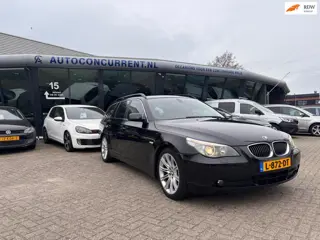 BMW 5-serie Touring 523i, Nieuwe APK, Pano, Leder, Stoelverw, Inruil mogelijk.