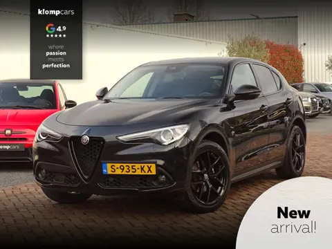 Alfa Romeo Stelvio 2.0 T AWD 280PK | Raggazzon | Zeer Netjes! | Leer | All-Black | Ti-Difusser.