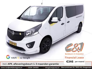 Opel Vivaro 1.6 CDTI L2H1 Dubbele cabine irmscher # 174 luxe leder navi cruise lease 346,- p/md