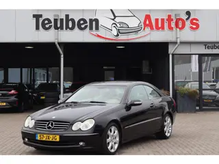 Mercedes-Benz CLK-klasse Coupé 240 Elegance Lederen interieur, Cd wisselaar, Radio cd speler, Airco,