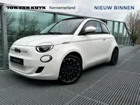 Fiat 500 C Icon 42 kWh Cabrio, Climate control, 17 inch lichtmetalen velgen, Parkeer sensoren achter