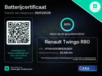 Renault Twingo Z.E. R80 E-Tech Série Limitée Urban Night 22 kWh | panoramisch vouwdak | SoH 95% | ca