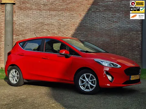 Ford Fiesta 1.0 EcoBoost 125 PK Hybrid Titanium, Climat, Cruise, Apple Carplay, LM Velgen, Ned Auto.