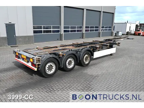 Schmitz Cargobull SCF 24 | 2x20-30-40-45ft HC * LIFT AXLE * DISC * 2x EXTENDABLE * NL TRAILER * APK 