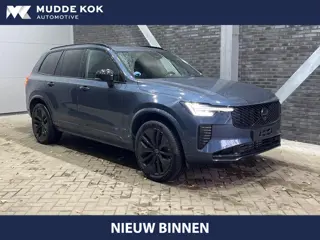 Volvo XC90 T8 Plug-in hybrid Ultra Black Edition | Luchtvering | Trekhaak | Head-Up | 360° Camera | 