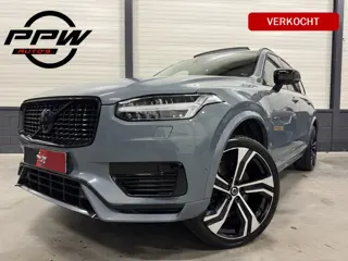 Volvo XC90 T8 Recharge AWD R-Design THUNDERGREY PANO/B&W/LUCHTVERING/TREKHAAK/360CAMERA/HEAD-UP/22"/
