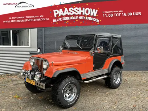 Jeep CJ5 1979 Jeep CJ 5 Trekhaak 7261 KM APK VRIJ Helemaal gerestaureerd alles is vernieuwd !!