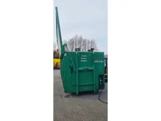 Container 40 M3 met hydraulisch deksel