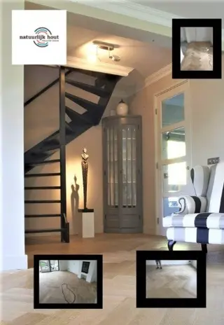 Eiken lamelparket Visgraat vloer