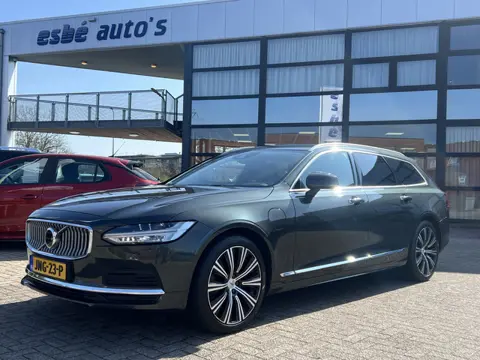 Volvo V90 2.0 T6 Recharge 340 pk AWD Inscription Trekhaak Camera Parkeersensoren Navi Leer Stoelverw