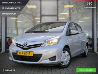 Toyota Yaris 1.0 VVT-i Aspiration | Lage km-stand! | Dealer OH | Trekhaak | Airco | Camera | Bluetoo