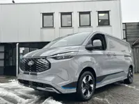 Ford E-Transit Custom 340 L2H1 Sport 71 kWh 2x schuifdeur, LMV 19'', navigatie, laadvloer, trekhaak,