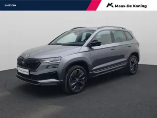 Skoda Karoq 1.5TSI/150PK ACT Sportline DSG · Navigatie · Trekhaak · Apple/Android · Camera ·  Garant