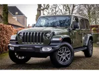 Jeep Wrangler Unlimited 4xe 380 Sahara Cognac Leder | Sky One Softtop | Adaptive Cruise | Trekhaak