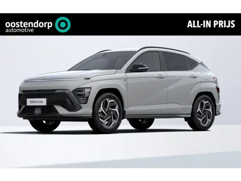 Hyundai Kona 1.6 GDI HEV N Line | Rijklaarprijs! | Speciale Korting | Alcantara Leer | 360 Camera |