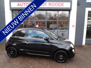Fiat 500C 1.2 Cabrio Automaat Black Lounge CAMERA,LEDER,LMV!