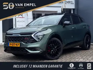 Kia Sportage 1.6 T-GDi Hybrid GT-PlusLine NL-Auto | Schuif-Kantel Dak | Leder + Memory | Camera 360 