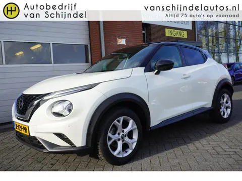 Nissan Juke 1.0 DIG-T 115PK BUSINESS EDITION LUXE ORIGINEEL NEDERLANDS TWO TONE CAMERA PDC V+A ANDRO