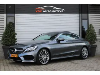 Mercedes-Benz C-Klasse Coupé 200 AMG Pano | Bruin Leder | Memory | 360 Camera | Dodehoekassistent | 