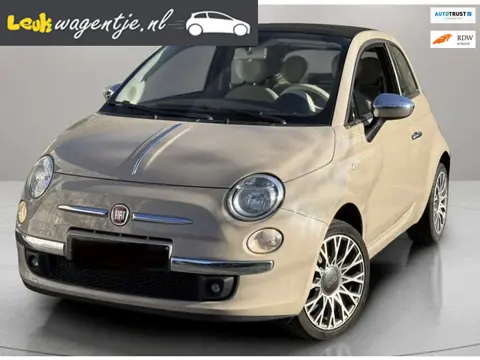 Fiat 500 C 1.2 Lounge Cabrio *cappuccino *halfleder *16 inch