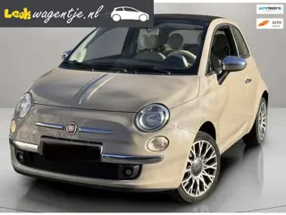 Fiat 500 C 1.2 Lounge Cabrio *cappuccino *halfleder *16 inch