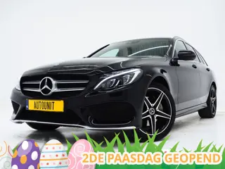 Mercedes-Benz C-Klasse Estate 180 AMG | Leder | Stoelverwarming | Sfeerlicht | Cruise | Zwarte Hemel