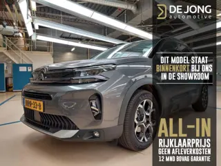 Citroen C5 Aircross 1.2 Hybrid 136 Max ALL-IN RIJKLAARPRIJS/Open dak/Camera/Keyless/Duo Tone/18"Velg