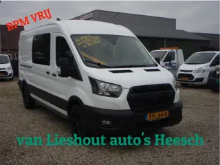 Ford Transit 350L Trekhaak Dubbele Cabine groot scherm navi bj 23