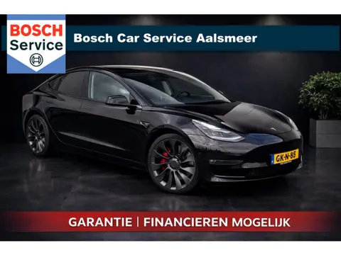 Tesla Model 3 Performance AWD 75 kWh / SPORT STUUR / PANO / SOH  93% /