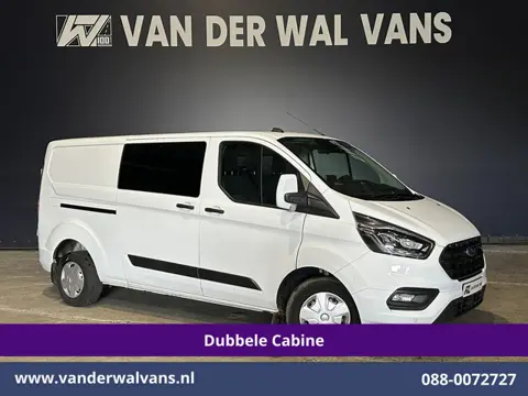 Ford Transit Custom 2.0 TDCI 130pk L2H1 Dubbele Cabine Euro6 Airco | 6-Zits | Camera | Navigatie | A
